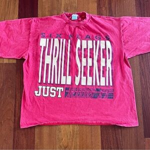 Vintage Six Flags Thrill Seeker Graphic Tee